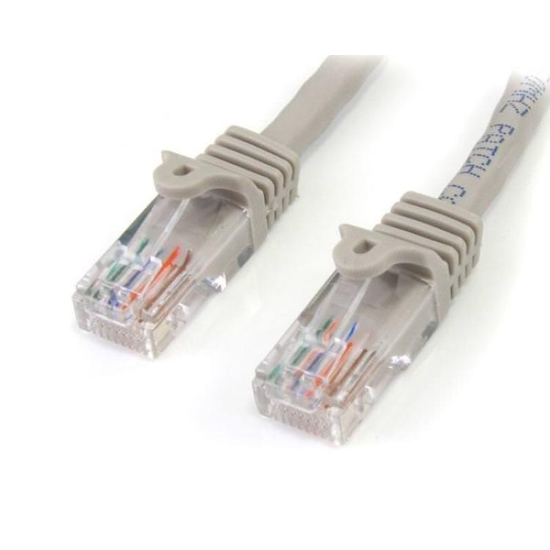 STARTECH CABLE ETHERNET 15M UTP GRIS CAT5E RJ45 PA - Imagen 1