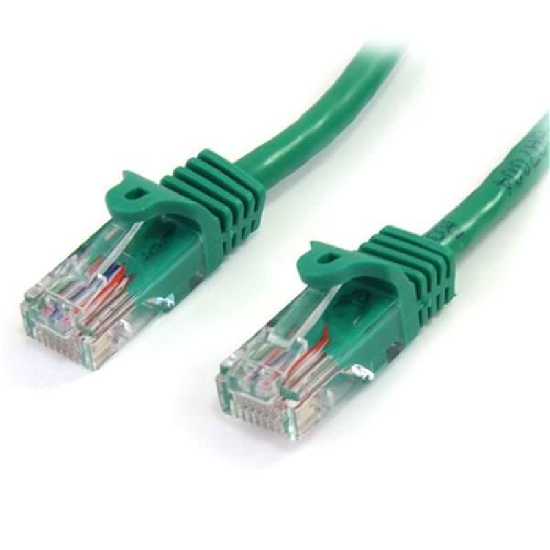 STARTECH CABLE ETHERNET 1M UTP VERDE CAT5E RJ45 PA - Imagen 1