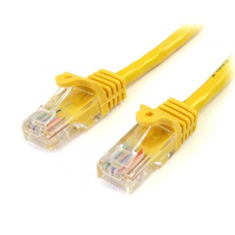 STARTECH CABLE ETHERNET 3M UTP AMARILLO CAT5E RJ45 - Imagen 1