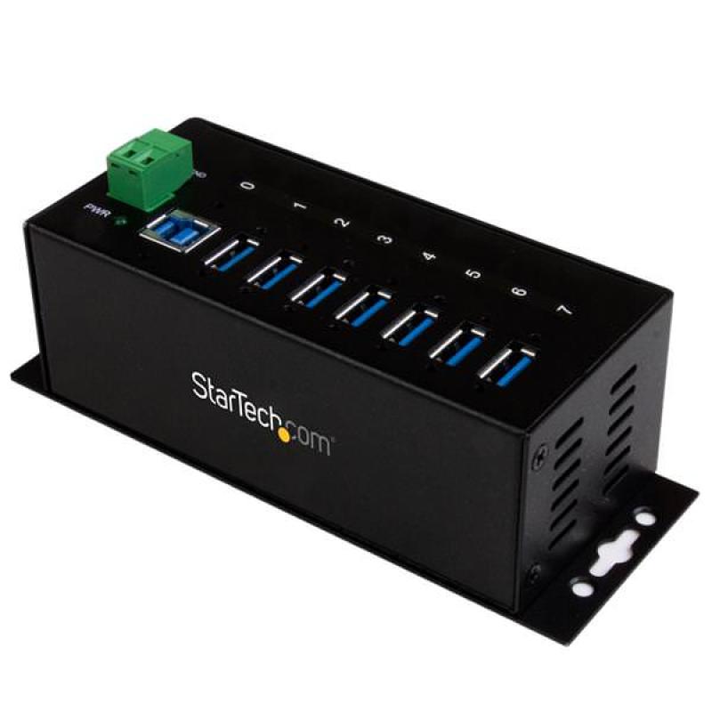 STARTECH HUB LADRON USB 3.0 7 PUERTOS INDUSTRIAL C - Imagen 1