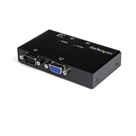 STARTECH TRANSMISOR EXTENSOR VIDEO VGA 2 PUERTOS P - Imagen 1