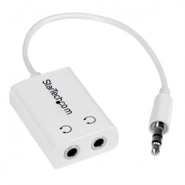 STARTECH CABLE ADAPTADOR SPLITTER BLANCO DELGADO M - Imagen 1