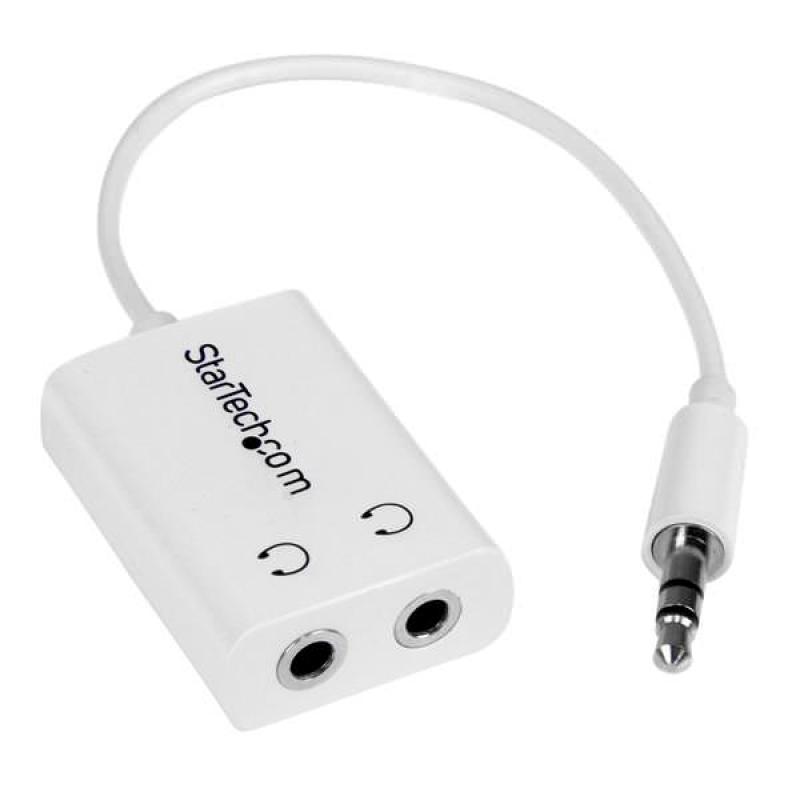 STARTECH CABLE ADAPTADOR SPLITTER BLANCO DELGADO M - Imagen 1