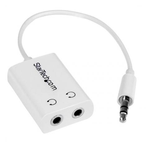 STARTECH CABLE ADAPTADOR SPLITTER BLANCO DELGADO M - Imagen 1