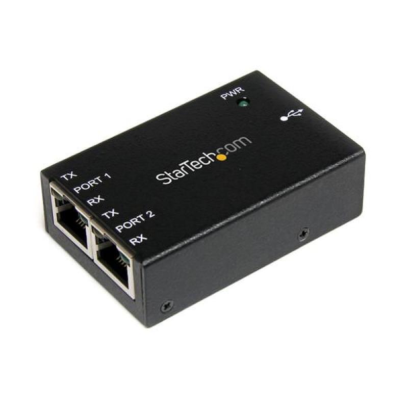 STARTECH ADAPTADOR INDUSTRIAL 2 PUERTOS USB A SERI - Imagen 1