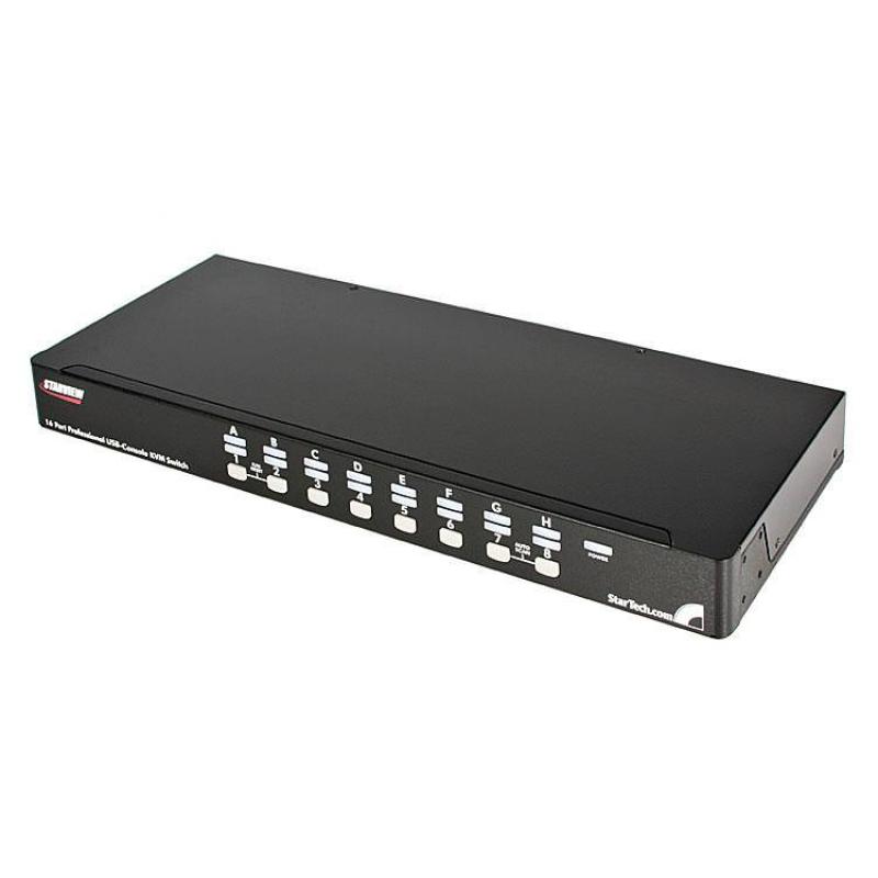 STARTECH CONMUTADOR SWITCH KVM 16 PUERTOS VIDEO VG - Imagen 1