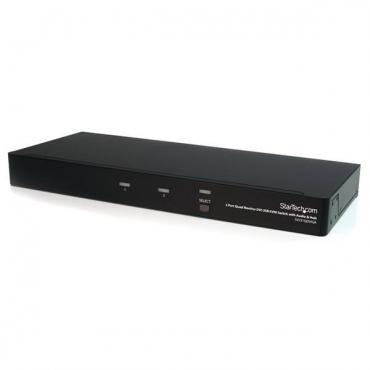 STARTECH CONMUTADOR SWITCH KVM 2 ORDENADORES 4 MON - Imagen 1