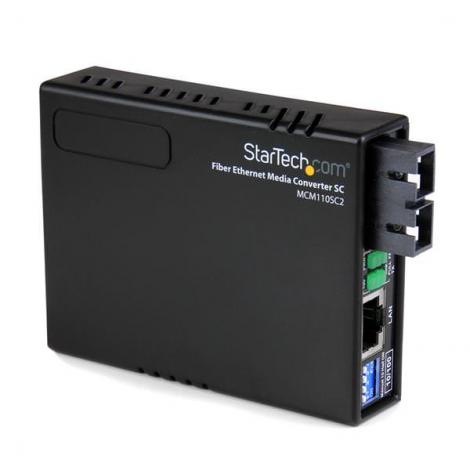 STARTECH CONVERSOR MEDIOS ETH. 10-100 RJ45 A FIBRA - Imagen 1