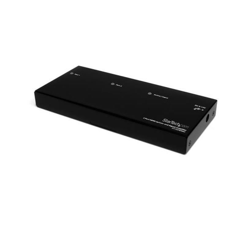 STARTECH MULTIPLICADOR HDMI 2 PUERTOS Y AMPLIFICAD - Imagen 1