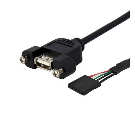 STARTECH CABLE 30CM USB 2.0 MONTAJE EN PANEL CONEX - Imagen 1