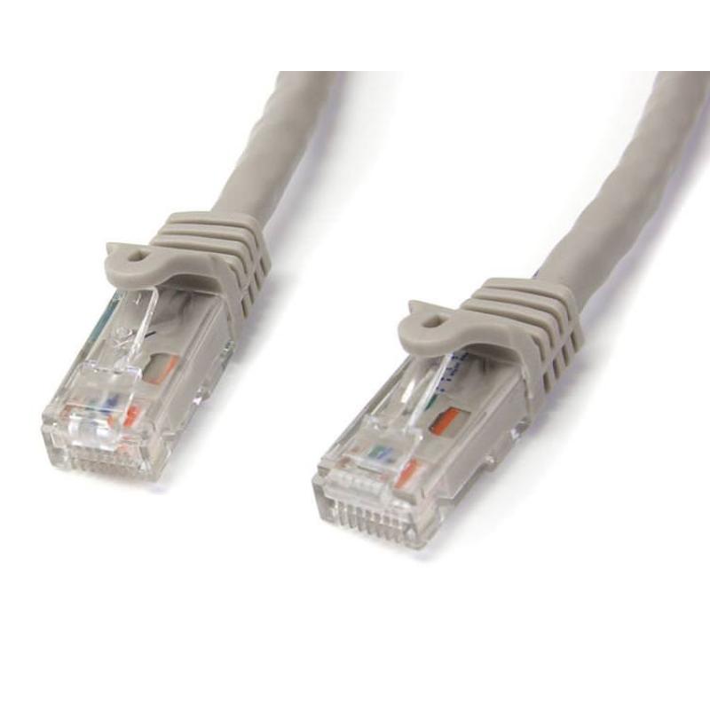 STARTECH CABLE RED ETH. CAT6 SIN ENGANCHE 5M GRIS - Imagen 1