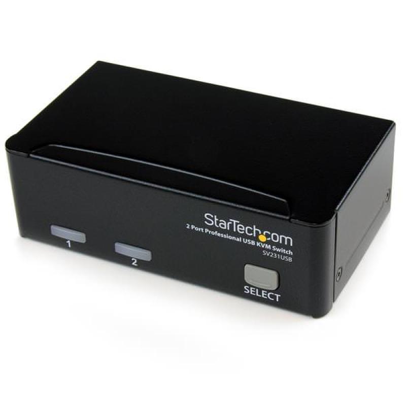 STARTECH CONMUTADOR SWITCH PROFESIONAL KVM 2 PUERT - Imagen 1