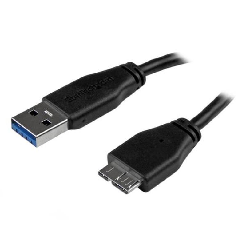 STARTECH CABLE 15CM USB 3.0 DELGADO A MACHO A MICR - Imagen 1