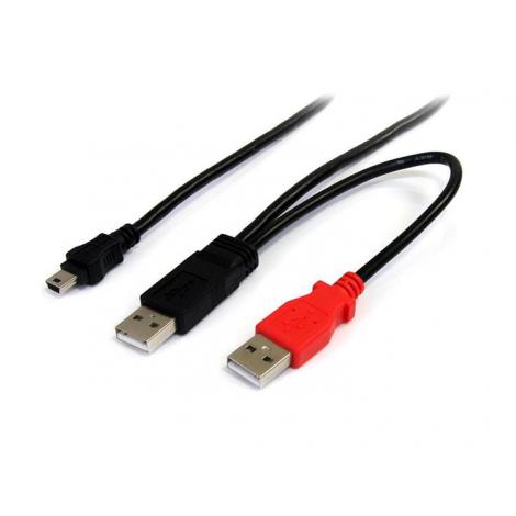 STARTECH CABLE 1,8M USB 2.0 EN Y DISCOS DUROS EXTE - Imagen 1