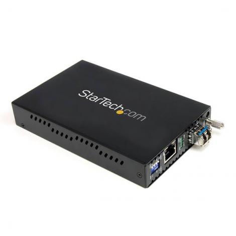 STARTECH CONVERSOR MEDIOS GIGABIT ETH. A FIBRA OPT - Imagen 1