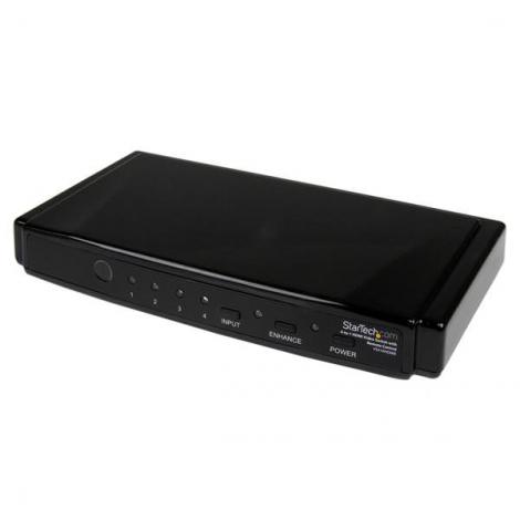 STARTECH CONMUTADOR HDMI 4 PUERTOS - 4X1 CON AUDIO - Imagen 1