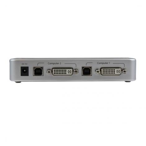 STARTECH JUEGO CONMUTADOR KVM 2 PUERTOS CON TODO I - Imagen 1