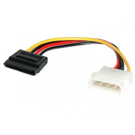 STARTECH CABLE ADAPTADOR 15CM ALIMENTACION MOLEX L - Imagen 1