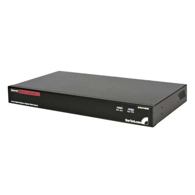 STARTECH CONMUTADOR SWITCH KVM ARMARIO RACK POR IP - Imagen 1