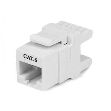 STARTECH JACK CONECTOR PARED MODULO KEYSTONE RJ45 - Imagen 1