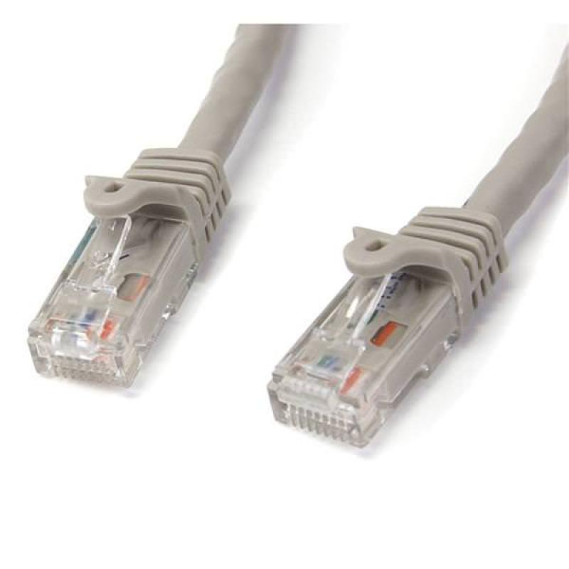 CABLE STARTECH RJ45 LATIGUILLO CAT.6 2M GRIS - Imagen 1