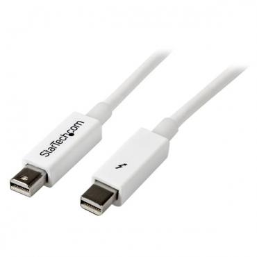 STARTECH CABLE 50CM THUNDERBOLT? - BLANCO - MACHO - Imagen 1