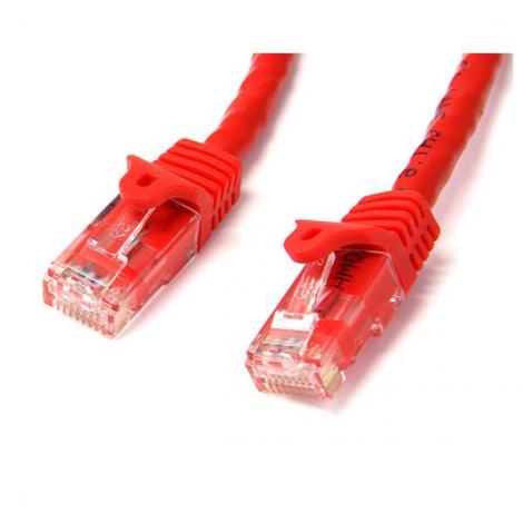 STARTECH CABLE 2M ROJO RED GIGABIT CAT6 ETH. RJ45 - Imagen 1