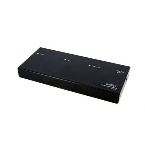 STARTECH DUPLICADOR DIVISOR VIDEO DVI Y AUDIO 2 PU - Imagen 1