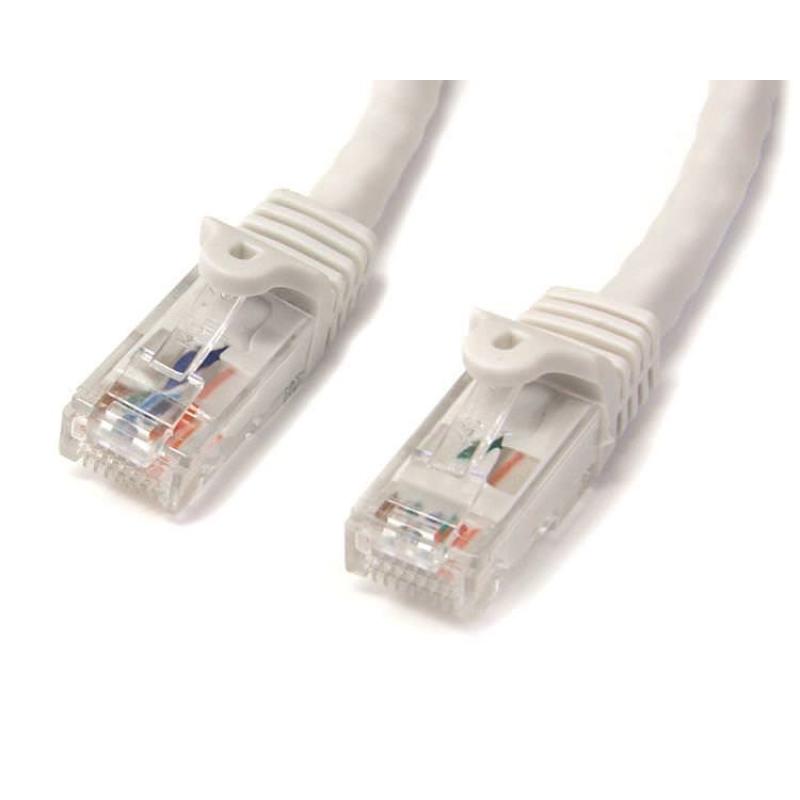 STARTECH CABLE RED ETH. CAT6 SIN ENGANCHE 5M BLANC - Imagen 1