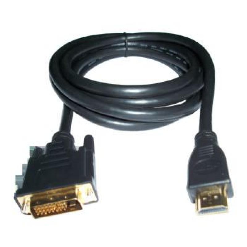 CABLE 3GO DVI-M-HDMI-M 1.8M (24+5) BLISTER - Imagen 1