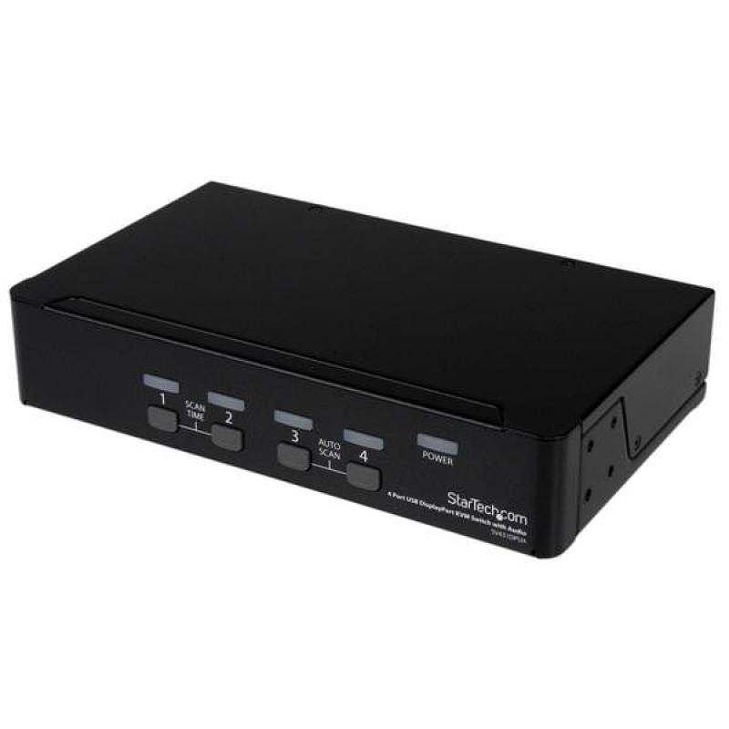 STARTECH CONMUTADOR SWITCH KVM 4 PUERTOS VIDEO DIS - Imagen 1