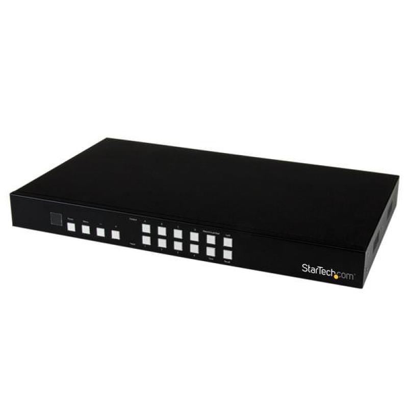 STARTECH SWITCH CONMUTADOR MATRIX HDMI 4X4 CON MUL - Imagen 1