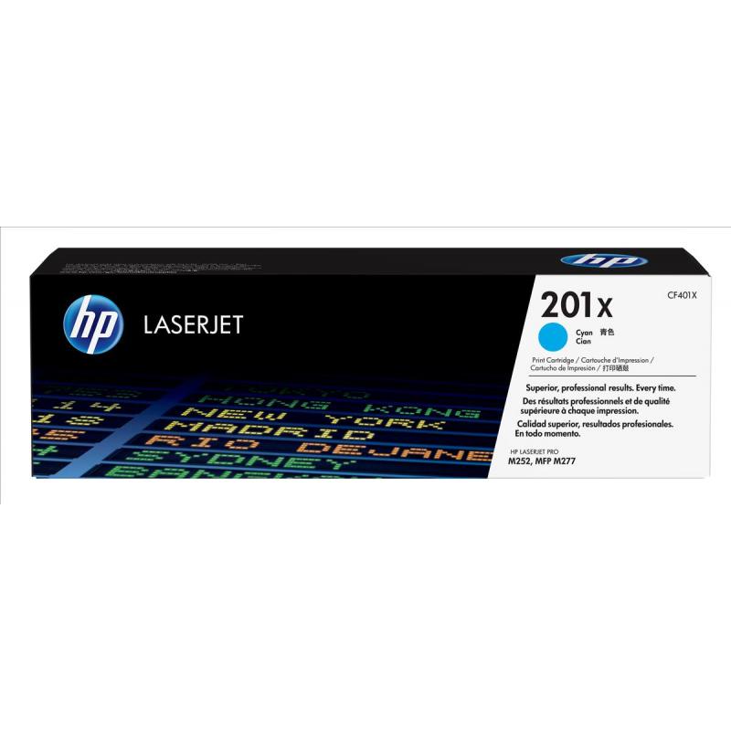 TONER HP 201X CF401X CIAN - Imagen 1