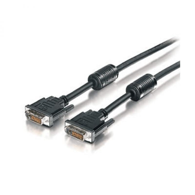 CABLE EQUIP DVI-D-DVI-D 1.8M MACHO-MACHO CON FERRI - Imagen 1