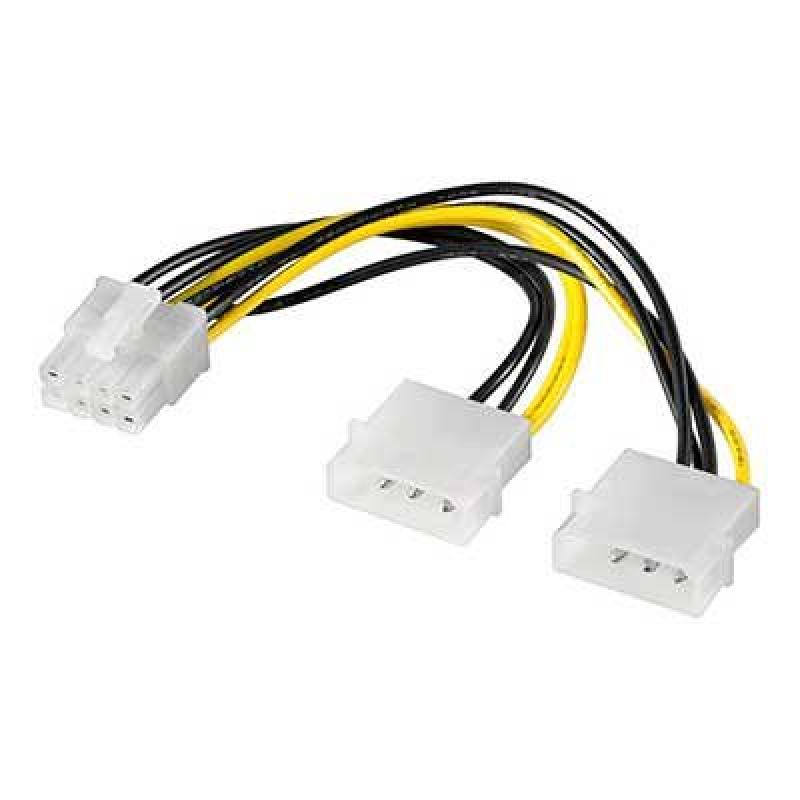 CABLE ADAPTADOR ALIMENTACIÓN PCI EXPRESS MOLEX-8PIN - Imagen 1