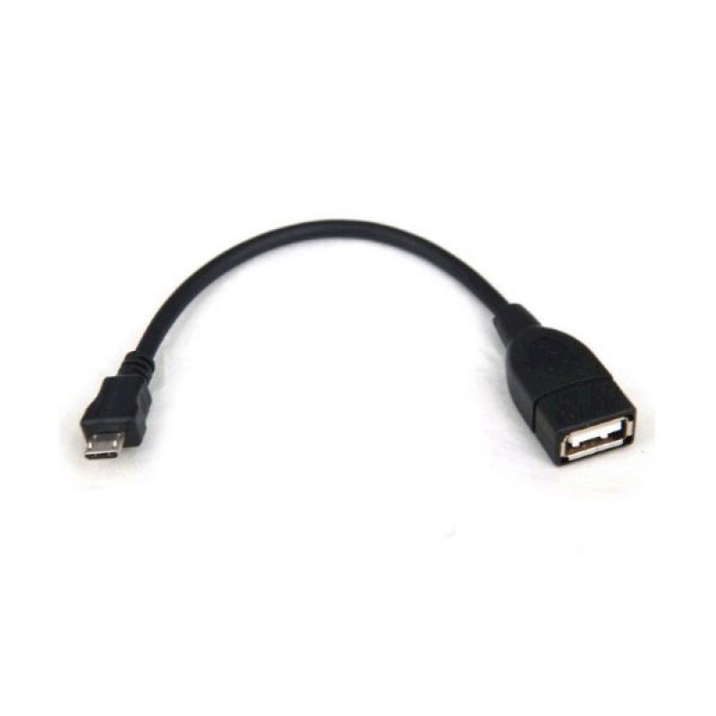 CABLE 3GO MICRO USB M USB A H 15CM OTG - Imagen 1