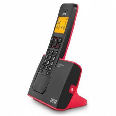 TELEFONO SPC 7290R BLADE NEGRO-ROJO - Imagen 1