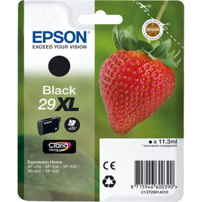 CARTUCHO EPSON T29XL NEGRO XP-235, XP-332, XP-335 - Imagen 1