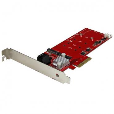 STARTECH TARJETA PCI-E 2X SSD NGFF M.2 2X SATA - Imagen 1