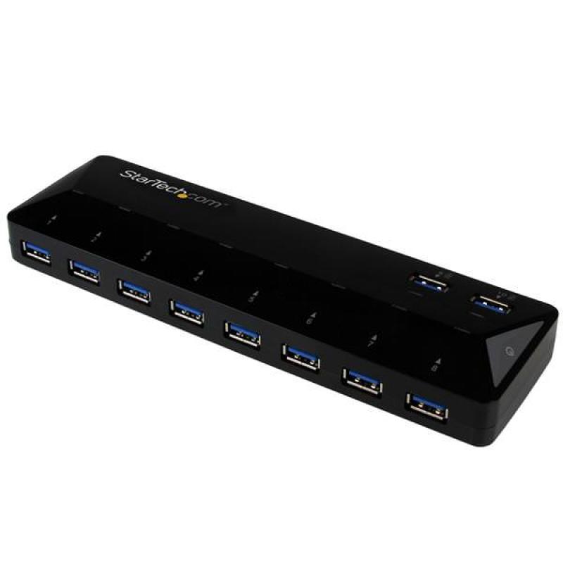 STARTECH CONCENTRADOR USB 3.0 10 PUERTOS HUB 1,5A - Imagen 1