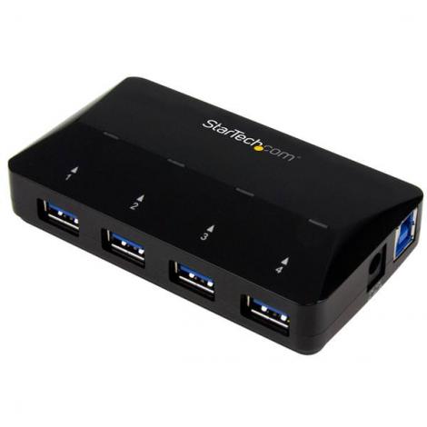 STARTECH CONCENTRADOR USB 3.0 4 PUERTOS HUB 2,4A - Imagen 1