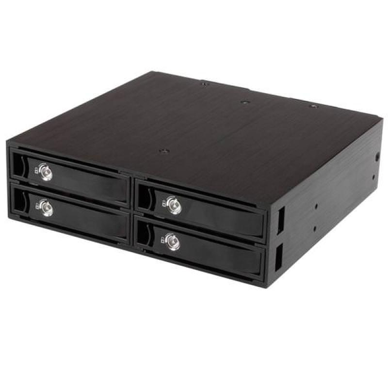 STARTECH RACK MOVIL 5,25 A 4X 2,5 SATA SAS - Imagen 1