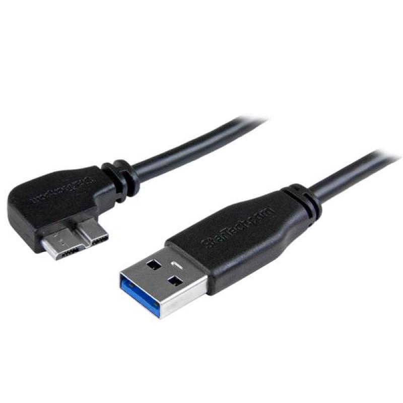 STARTECH CABLE 1M MICRO USB 3.0 ACODADO IZQUIERDA - Imagen 1