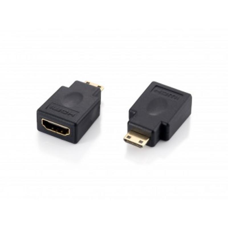 CABLE EQUIP ADAPTADOR MINI HDMI MACHO - HDMI HEMBR - Imagen 1