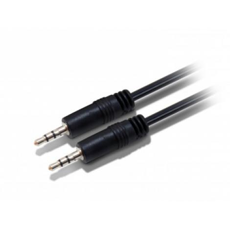 CABLE EQUIP AUDIO MINI JACK 3.5MM MACHO MACHO 2.5M - Imagen 1