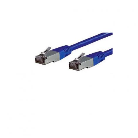 CABLE EQUIP RJ45 LATIGUILLO F-UTP CAT.5E 2M AZUL - Imagen 1