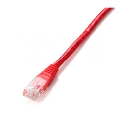 CABLE EQUIP RJ45 LATIGUILLO U-UTP CAT.6 0.5M ROJO - Imagen 1