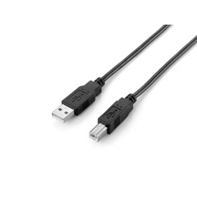 CABLE EQUIP USB-A 2.0- USB-B 1M - Imagen 1