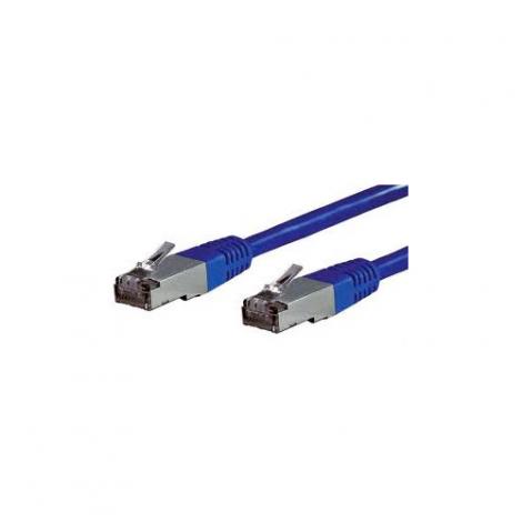 CABLE EQUIP RJ45 LATIGUILLO F-UTP CAT.5E 1M AZUL - Imagen 1