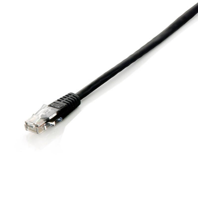 CABLE EQUIP RJ45 LATIGUILLO U-UTP CAT.6 2M NEGRO - Imagen 1